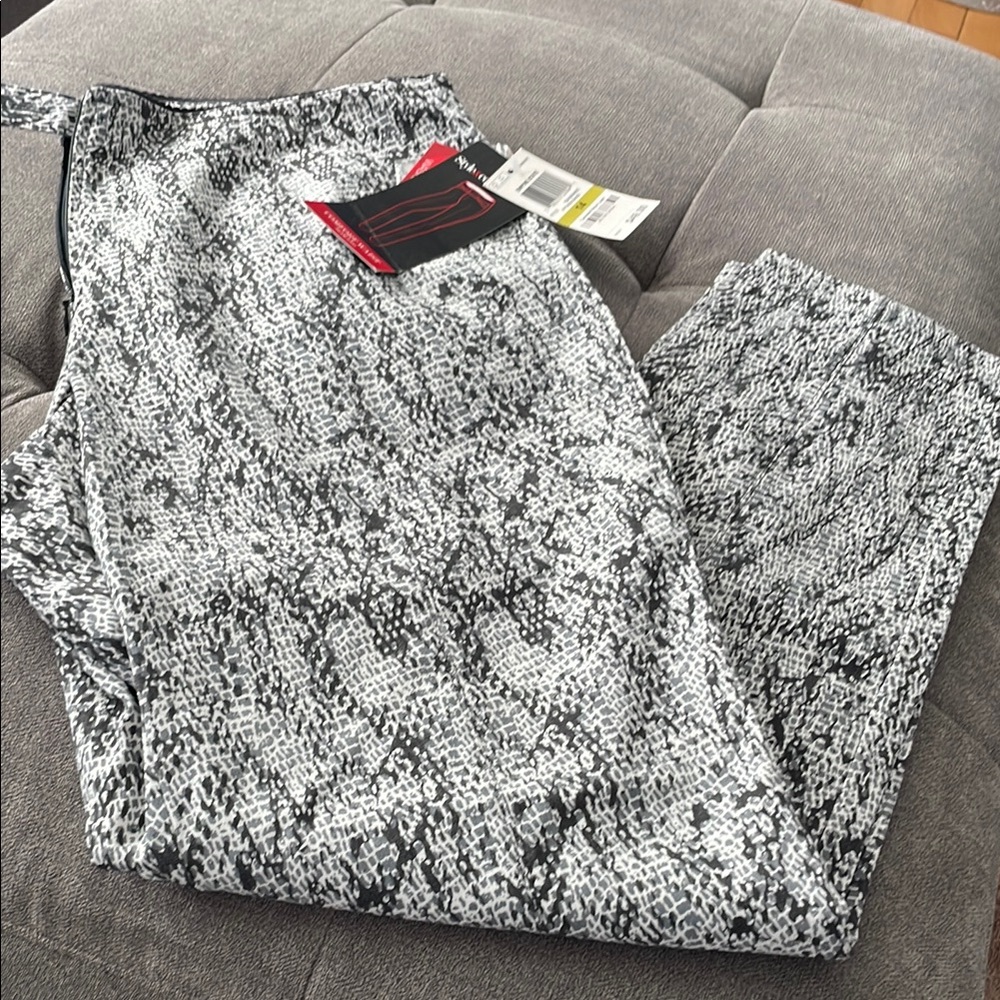 Brand New INC Stylish Black and Gray Women’s Pants